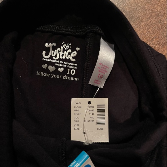 NWT Justice bootcut yoga pants - Picture 3 of 3